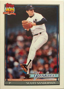 1991 Topps Traded #104T Scott Sanderson NM-MT New York Yankees 
