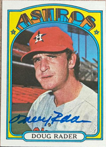 Doug Rader Autographed 1972 Topps #536