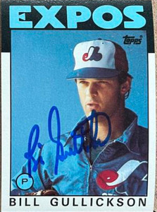 Bill Gullickson Autographed 1986 Topps #229