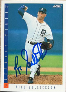 Bill Gullickson Autographed 1993 Score #643