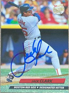 Jack Clark Autographed 1992 Fleer Ultra #14