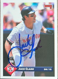 Jack Clark Autographed 1993 Donruss #63