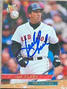 Jack Clark Autographed 1993 Fleer Ultra #148