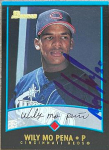 Wily Mo Pena Autographed 2001 Bowman Draft Picks & Prospects #BDP79 Wily Mo Pena Autographed 2001 Bowman Draft Picks & Prospects #BDP79