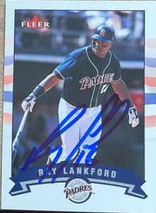 Ray Lankford Autographed 2002 Fleer #37