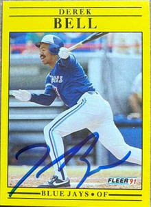 Derek Bell Autographed 1991 Fleer #168