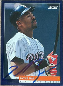 Derek Bell Autographed 1994 Score #338