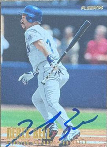 SOLD 140302 Derek Bell Autographed 1996 Fleer #401