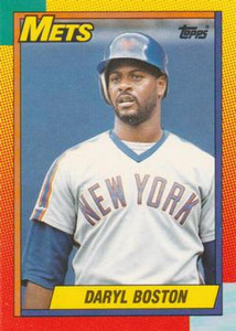 1990 Topps Traded #11T Daryl Boston NM-MT New York Mets 