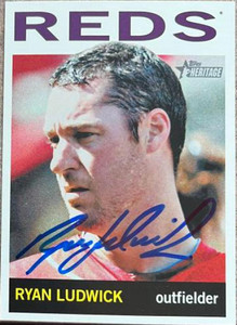 SOLD 140356 Ryan Ludwick Autographed 2013 Topps Heritage #291