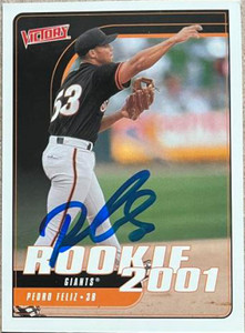 Pedro Feliz Autographed 2001 Upper Deck Victory #584