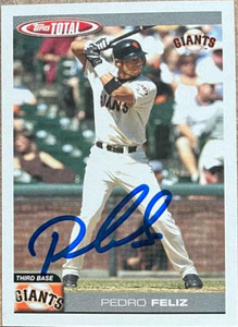 Pedro Feliz Autographed 2004 Topps Total #144
