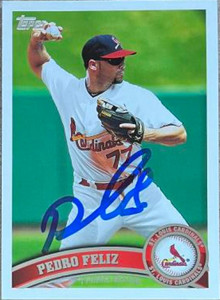 Pedro Feliz Autographed 2011 Topps #212