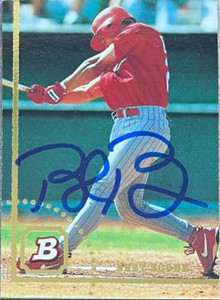Bret Boone Autographed 1994 Bowman #458