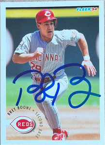 Bret Boone Autographed 1994 Fleer Update #U114