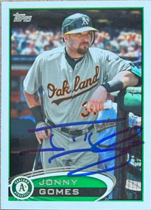 Jonny Gomes Autographed 2012 Topps Update #US30