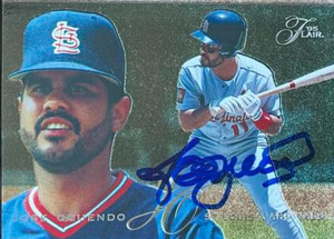 Jose Oquendo Autographed 1995 Flair #193