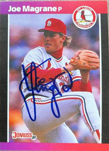 Joe Magrane Autographed 1989 Donruss #201