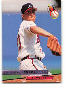 1993 Ultra #1 Steve Avery VG Atlanta Braves 