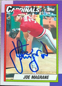 Joe Magrane Autographed 1990 Topps Tiffany #578