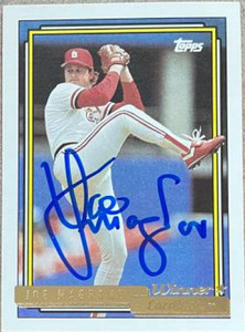 Joe Magrane Autographed 1992 Topps Gold Winner #783