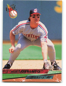 1993 Ultra #191 Paul Sorrento VG Cleveland Indians 
