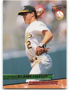 1993 Ultra #253 Lance Blankenship VG Oakland Athletics 