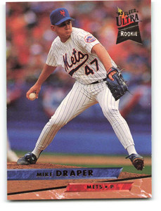 1993 Ultra #425 Mike Draper VG New York Mets 