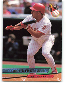 1993 Ultra #439 Lenny Dykstra VG Philadelphia Phillies 