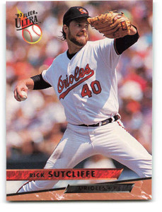 1993 Ultra #502 Rick Sutcliffe VG Baltimore Orioles 