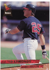 SOLD 55532 1993 Ultra #519 Jim Edmonds VG RC Rookie California Angels 