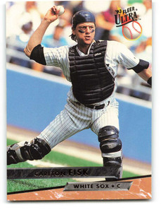 SOLD 55543 1993 Ultra #530 Carlton Fisk VG Chicago White Sox 