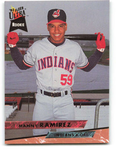 SOLD 55558 1993 Ultra #545 Manny Ramirez VG Cleveland Indians 
