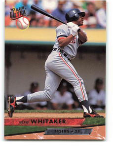 1993 Ultra #555 Lou Whitaker VG Detroit Tigers 