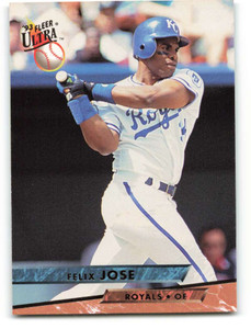 1993 Ultra #562 Felix Jose VG Kansas City Royals 