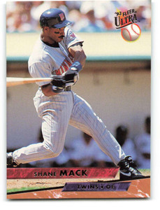 1993 Ultra #585 Shane Mack VG Minnesota Twins 
