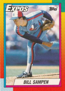 1990 Topps Traded #108T Bill Sampen NM-MT RC Rookie Montreal Expos 
