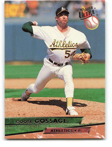 1993 Ultra #606 Rich Gossage VG Oakland Athletics 