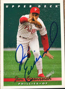 Jim Eisenreich Autographed 1993 Upper Deck #800