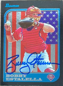 Bobby Estalella Autographed 1997 Bowman International #375