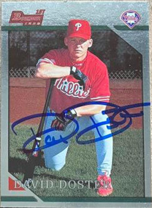 David Doster Autographed 1996 Bowman Foil #316