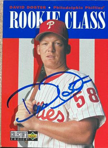 David Doster Autographed 1996 Collector's Choice #444