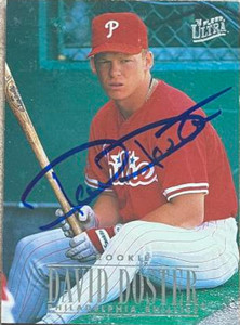 David Doster Autographed 1996 Fleer Ultra #518