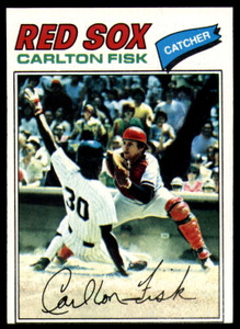 1977 Topps #640 Carlton Fisk VG Boston Red Sox 