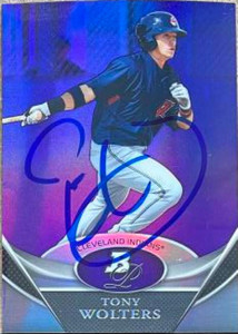 Tony Wolters Autographed 2011 Bowman Platinum Prospects Purple Refractors #BPP35 