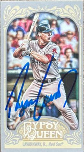 Ryan Lavarnway Autographed 2012 Topps Gypsy Queen - Mini #213  Ryan Lavarnway Autographed 2012 Topps Gypsy Queen - Mini #213