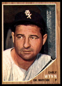 1962 Topps #385 Early Wynn VG Chicago White Sox 