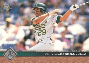 1997 Upper Deck #130 Geronimo Berroa NM-MT Oakland Athletics 