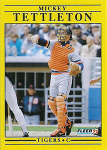 1991 Fleer Update #U24 Mickey Tettleton NM-MT Detroit Tigers 