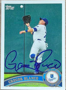 Gregor Blanco Autographed 2011 Topps #101